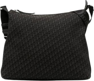 Dior Pre-owned Cross Body Bags, female, Black, Size: ONE SIZE Pre-owned Canvas Crossbody Bag