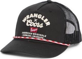 San Diego Hat Company Embroidered Trucker Hat in Black at Nordstrom Rack