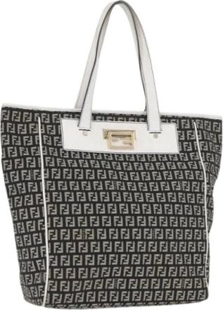 Fendi Pre-owned Tote Bags, female, Black, Size: ONE SIZE Pre-owned Vintage Tote Bag