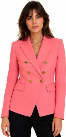 Balmain Blazer doppiopetto - - Jackets - Donna - Rosa - S