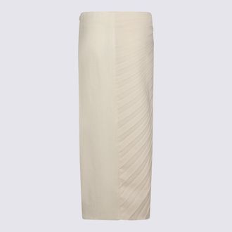 Roberto Cavalli Womens Skirts Ivory Vi El