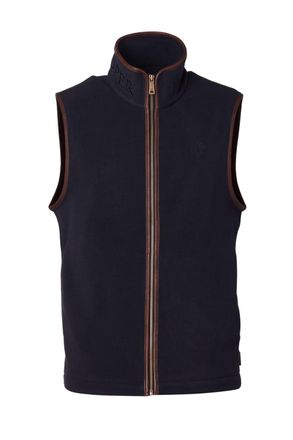 Holland Cooper Mens COUNTRY FLEECE GILET INK NAVY Cotton - Size X-Large