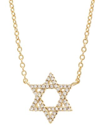 Rivka Friedman 18K Plated Cz Necklace