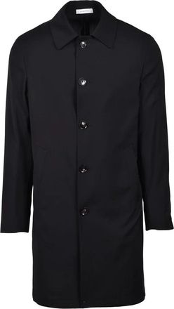 Alberto La Torre Virgin Wool Duster Coat - Black