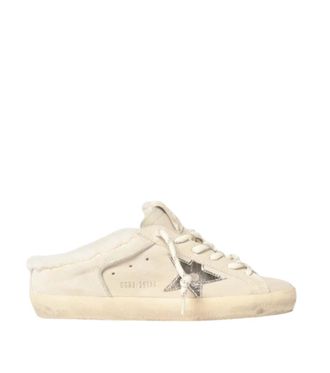 Golden Goose Beige Round-toe Sneakers