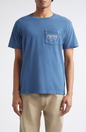 Phipps Hard Workwear Pocket Graphic T-Shirt in Shop Blue at Nordstrom, Size Xx-Large