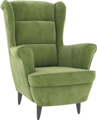 vidaXL Sill&oacute;n De Terciopelo Verde Claro Vidaxl