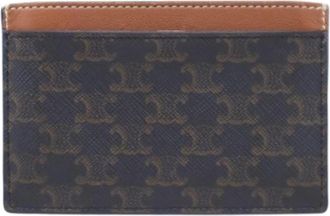 Celine Pre-owned Card Case - Dames - Vintage Accessoires - Bruin - ONE Size - Leer - Vintage