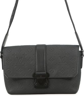 Louis Vuitton Monogram Black Noir Leather Handbag Shoulder Bag (Pre-Owned)