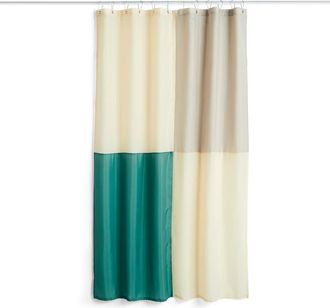 HAY Check Duschvorhang, gr&uuml;n