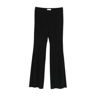 iBlues Wide Trousers, female, Black, S, Black Trousers for Women
