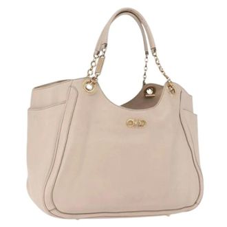 Ferragamo Bolso Tote Pre-owned - Pre-owned - Mujer - Beige - ONE SIZE