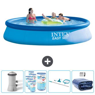 Intex Piscina Easy Set Redonda - 396x84 Cm - 7-piezas Scb93