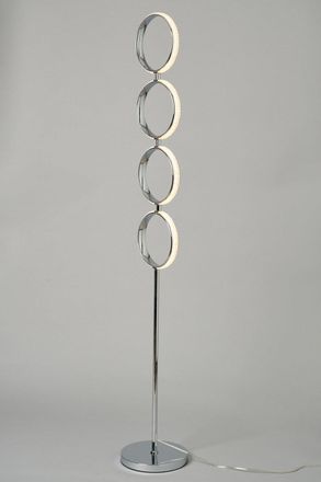 BHS Lena Floor Lamp in Silver