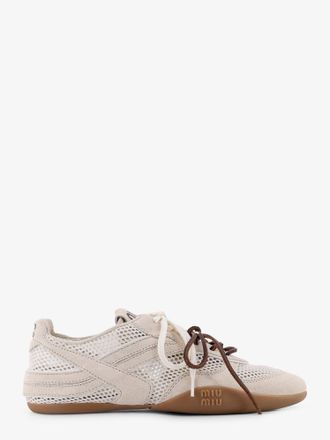 Miu Miu Sneakers in mesh con inserti in suede - MIU MIU - gender_Woman