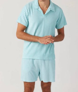 Sol Angeles Mens Riviera Terry Polo In Cape