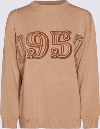 Max Mara Brown Wool Fido Knitwear