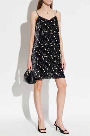 R13 Sleeveless Dress, Womens, Black