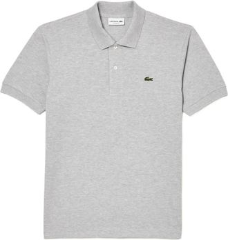 Lacoste Polo con logo ricamato - Grigio