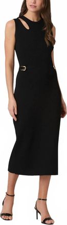 Shoshanna Fleur Dress In Jet Black
