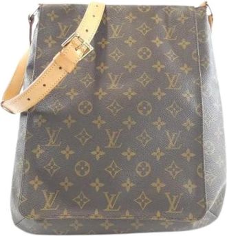 Louis Vuitton Pre-owned Cross Body Bags, female, Brown, Size: ONE SIZE Pre-owned Canvas Cross Body Bag