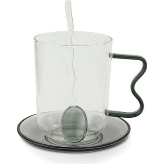 Brooklyn Steel 3-Piece Squiggle Mug Set in Clear at Nordstrom Rack