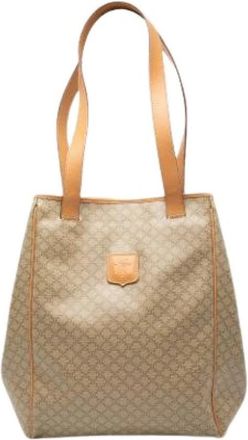 Celine Pre-owned Tote Bag - Dames - Vintage Shopper - Beige - ONE Size - Leer - Vintage