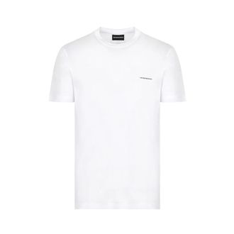 Emporio Armani T-Shirt - Heren - T-shirts - Wit - 2XL - Katoen - Tops