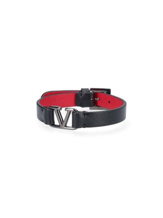 Valentino Garavani Mens Bijoux Black Brass