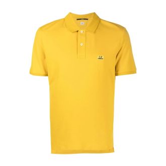 C.P. Company Polo Piquet - male - C.P. Company - Polo Shirts - Yellow - M - Tops