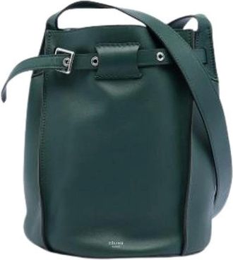 Celine Pre-owned Big Bag Bucket - Pre-owned - Mujer - Verde - ONE SIZE