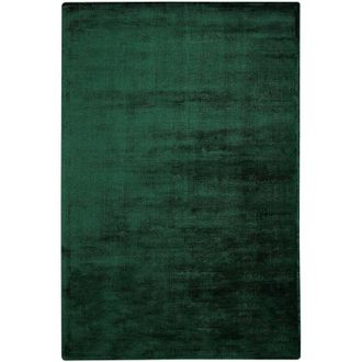 Beliani Tappeto a pelo corto verde scuro 160 x 230 cm Gesi II