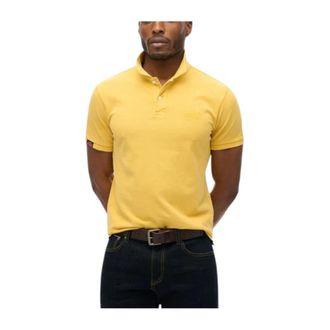 Superdry Polo Shirts, male, Yellow, XL, Polo Shirts