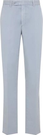 Ralph Lauren Flat Front Pant - Heren - Straight fit broeken - Blauw - W32 - Broeken