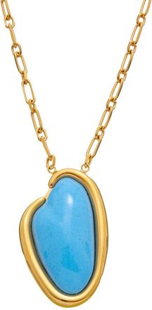 Oscar De La Renta Resin O Pendant Necklace