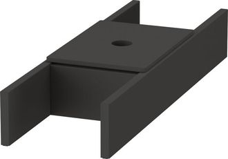 Duravit Separador interior reequipable de Duravit incl. tapa, negro