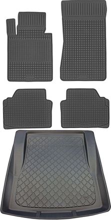 OEM Juego De Alfombrillas De Goma Para Coche Y Alfombrilla Para Maletero Para Bmw Serie 3 E90 Sed&aacute;n (marzo De 2005 A Diciembre De 2011)