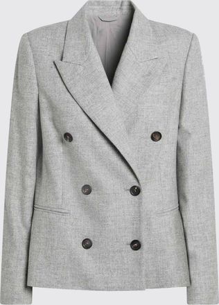 Brunello Cucinelli Blazer doppiopetto Brunello Cucinelli in lana vergine e cashmere