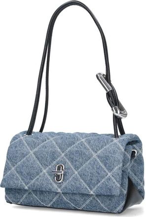 Marc Jacobs Hobo Bags - The Quilted Dual Chain Mini Shoulder Bag Denim - Gr. unisize - in Blau - für Damen