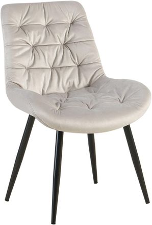 Clp Silla De Comedor De Terciopelo Rossford Gris