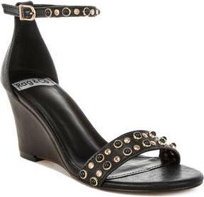 Rag & Co. Nidara Wedge Sandal in Black at Nordstrom Rack, Size 9.5