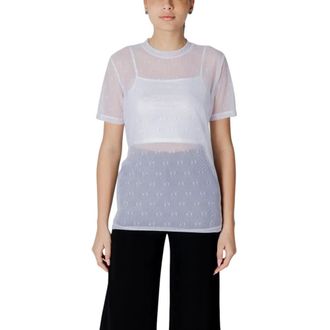 A|X Armani Exchange Mujer, Camisetas, Blanco, Talla: XS