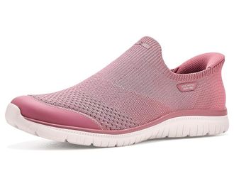 Skechers Hands Free Slip-Ins Virtue - Serendipity Womens Flat Shoes Dark Rose : 8.5 Medium, Textile