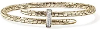 John Hardy 14K Yellow Gold Spear Flex Cuff Bracelet, 4mm - Size Medium CGGX987872DIXM