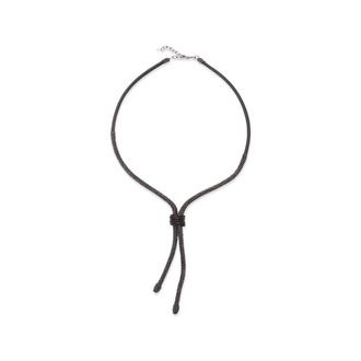 Brunello Cucinelli Precious Leather Bolo Tie