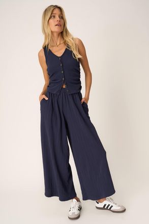 Bloomingdale's Come Together Textured Wide Leg Pant