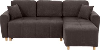 HOME AFFAIRE Ecksofa »Scania L-Form« wahlweise mit Bettfunktion und Bettkasten