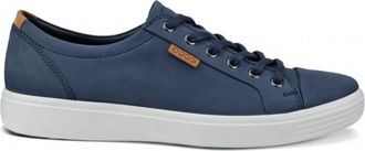 Ecco Mens Soft 7 Sneaker In Marine