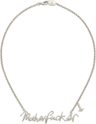 Vivienne Westwood Collana da uomo - Vivienne Westwood - Metallo - Argento - - Accessories - Donna - Grigio - ONE SIZE