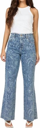 Dear John Denim Fiona High Rise Wide Leg Jeans In Avalon